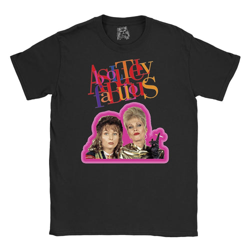 Absolutely Fabulous Patsy and Edina T-Shirt Ab Fab 90s Retro Sitcom Comedy Tee