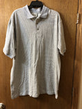 Diport USA Gray Striped Pique Short Sleeve T-Shirt Mens XL NWT