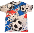 Soccer Ball Graphic T-ShirtFront and Back Graphics Size L