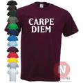 CARPE DIEM T-shirt seize the day latin cool slogan motivational