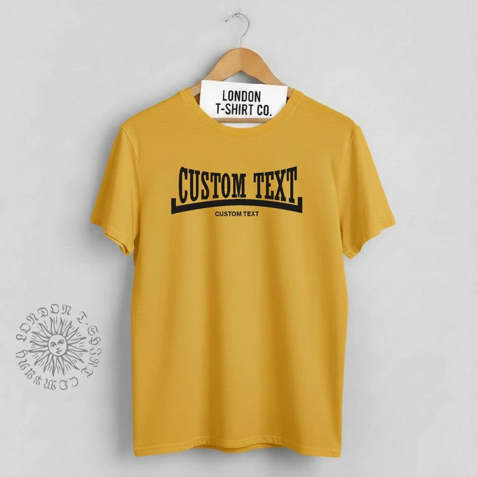 Personalised Custom Print T-Shirt - Football, Retro Boxing, Various Colours