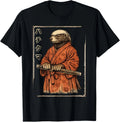 Honey Badger Samurai Shirt – Japanese Warrior Animal Art T-Shirt