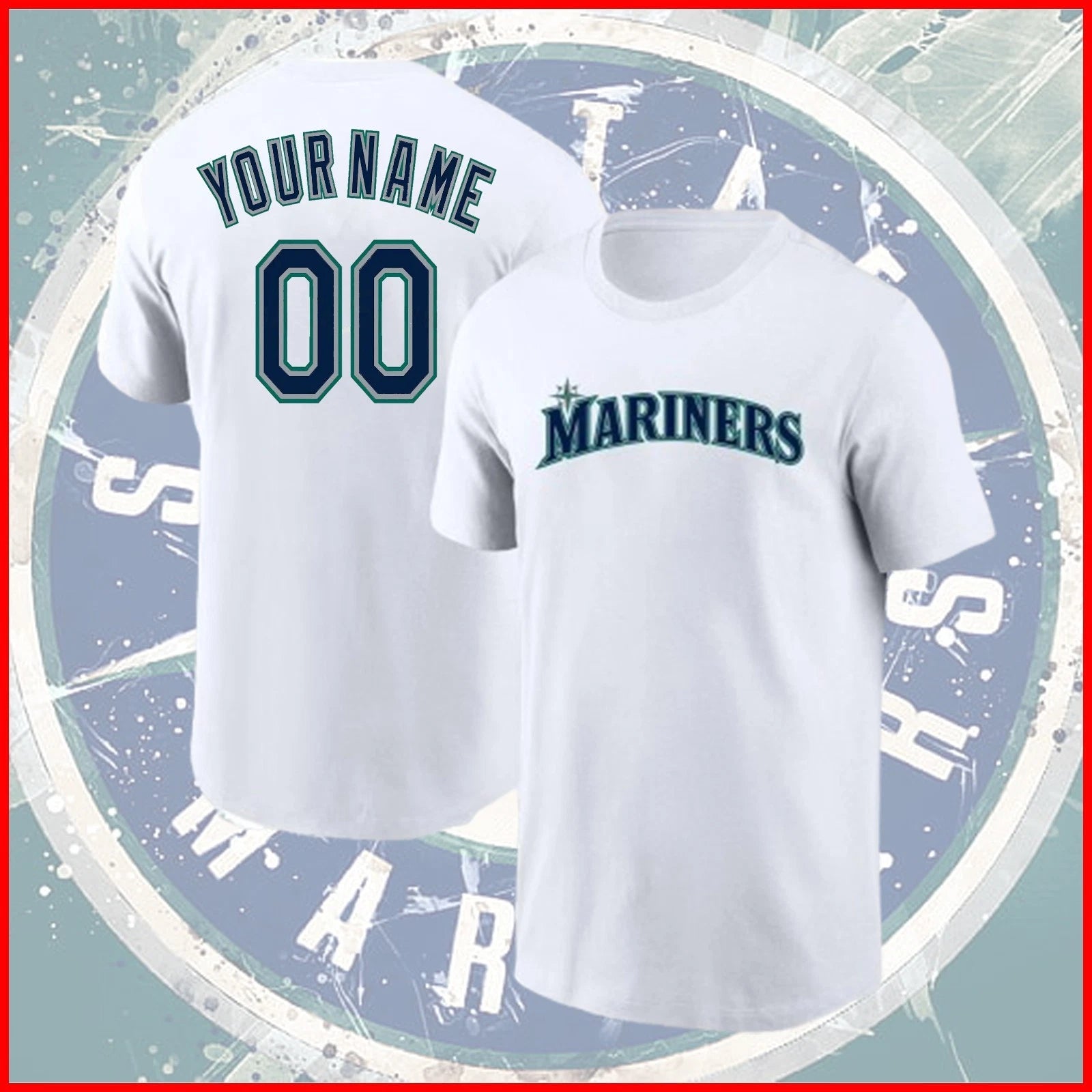 SALE!! Personalized Seattle Mariners Custom Name & Number 2025 Fanmade FAST SHIP