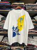 Fifa Vintage 1993 Football Snickers Supporting Fair Play Soccer White Tshirt
