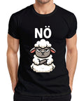 NE Sheep Grumpy Sarcastic Grim Cartoon Farm Gift Men's T-Shirt