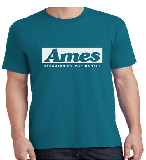 Ames Department Store T-shirt New England Massachusetts Funny Retro
