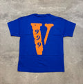 Vlone x Juice Wrld LND 999 T-Shirt Blue Streetwear