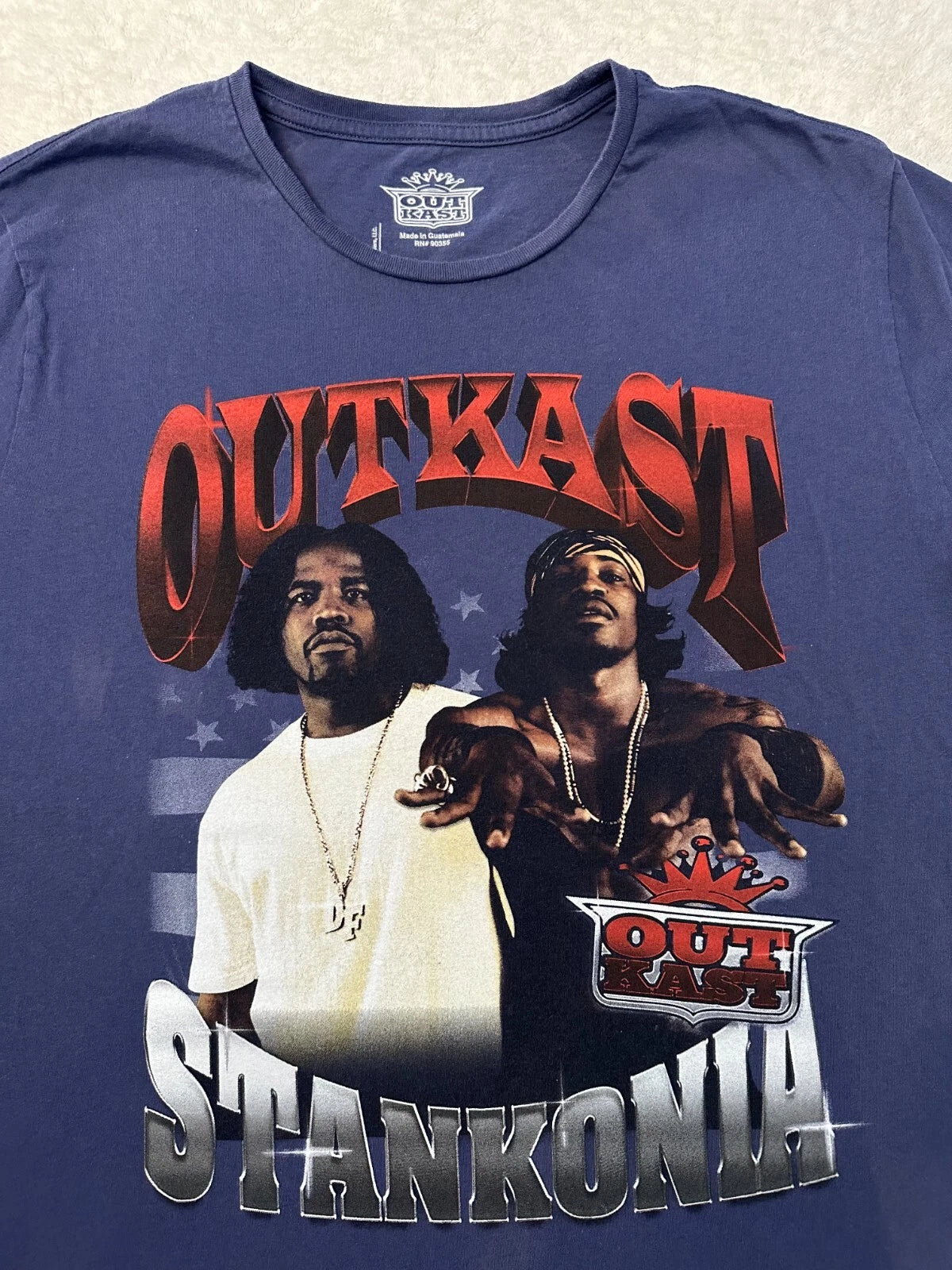 2000s Y2K Outkast Stankonia Andre 3000 Big Boi Rap Tee Hip Hop Promo T-Shirt XL