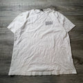 Diesel Graphic T-Shirt Mens Medium White Text Print Industrial Streetwear Tee