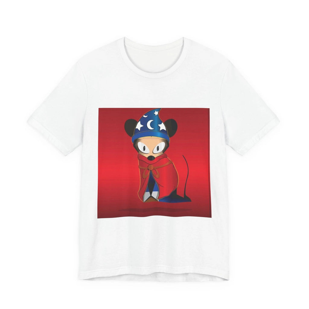 Wizard Mouse Tee | Cute Mouse in Starry Hat T-Shirt