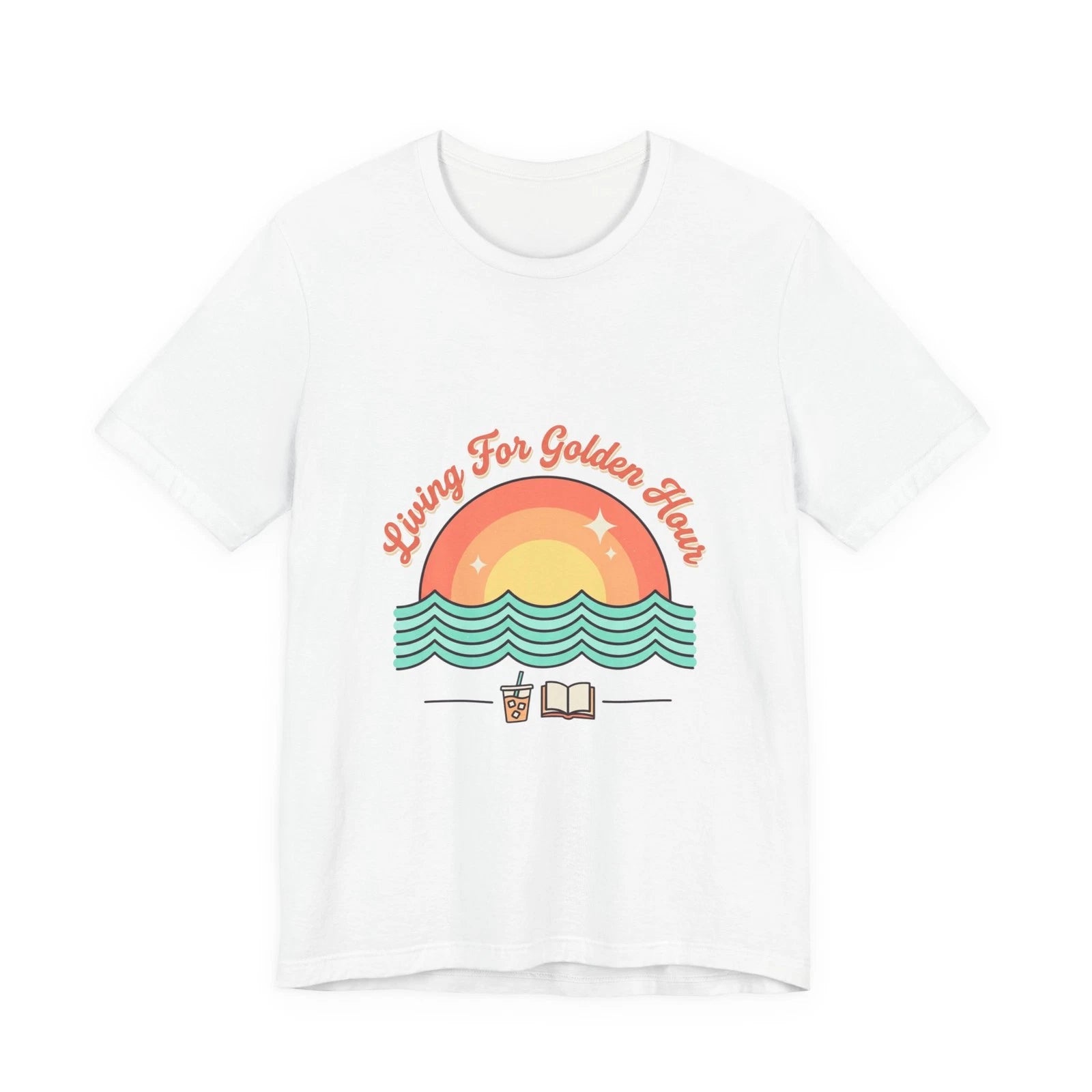 Sunny Retro Sunset Tee | summer aesthetic, coastal vibes