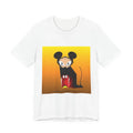 Mouse-Eared Cat illustration Tee | Whimsical Cartoon Cat T-Shirt