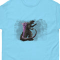 Godzilla Stalks Tokyo - Classic T-shirt Graphic Tee Funny Cool Sketch Art