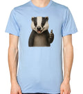 Cute Badger Thumbs Up Unisex T-Shirt