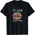 Go Away I'm Introverting Funny Working Introvert Cat T-Shirt