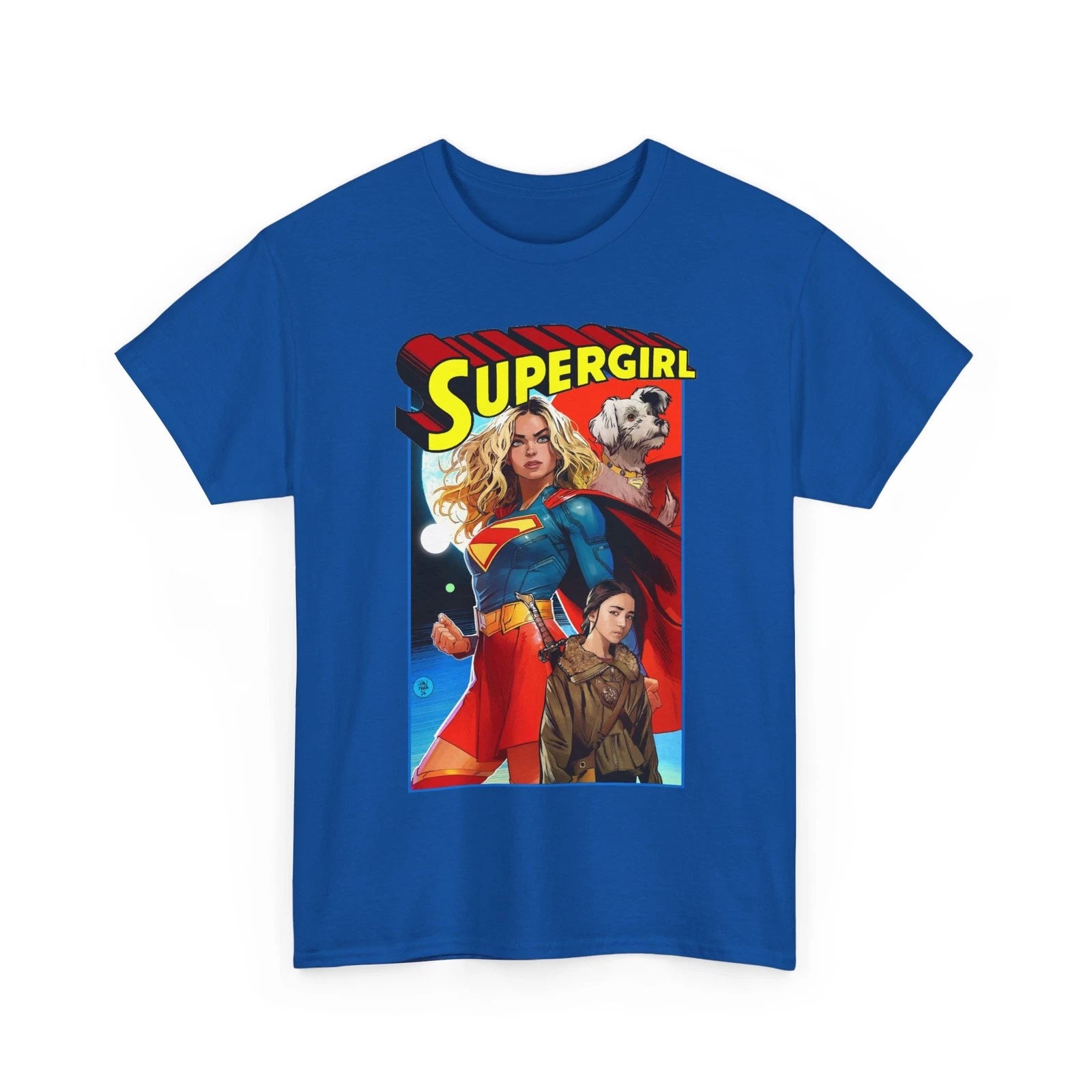 Supergirl T-Shirt Dan Mora Art 2026 DC Comics Movie Milly Alcock Vintage-Style