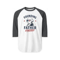 Founding Father Energy Raglan Shirt | Patriotic George Washington Design