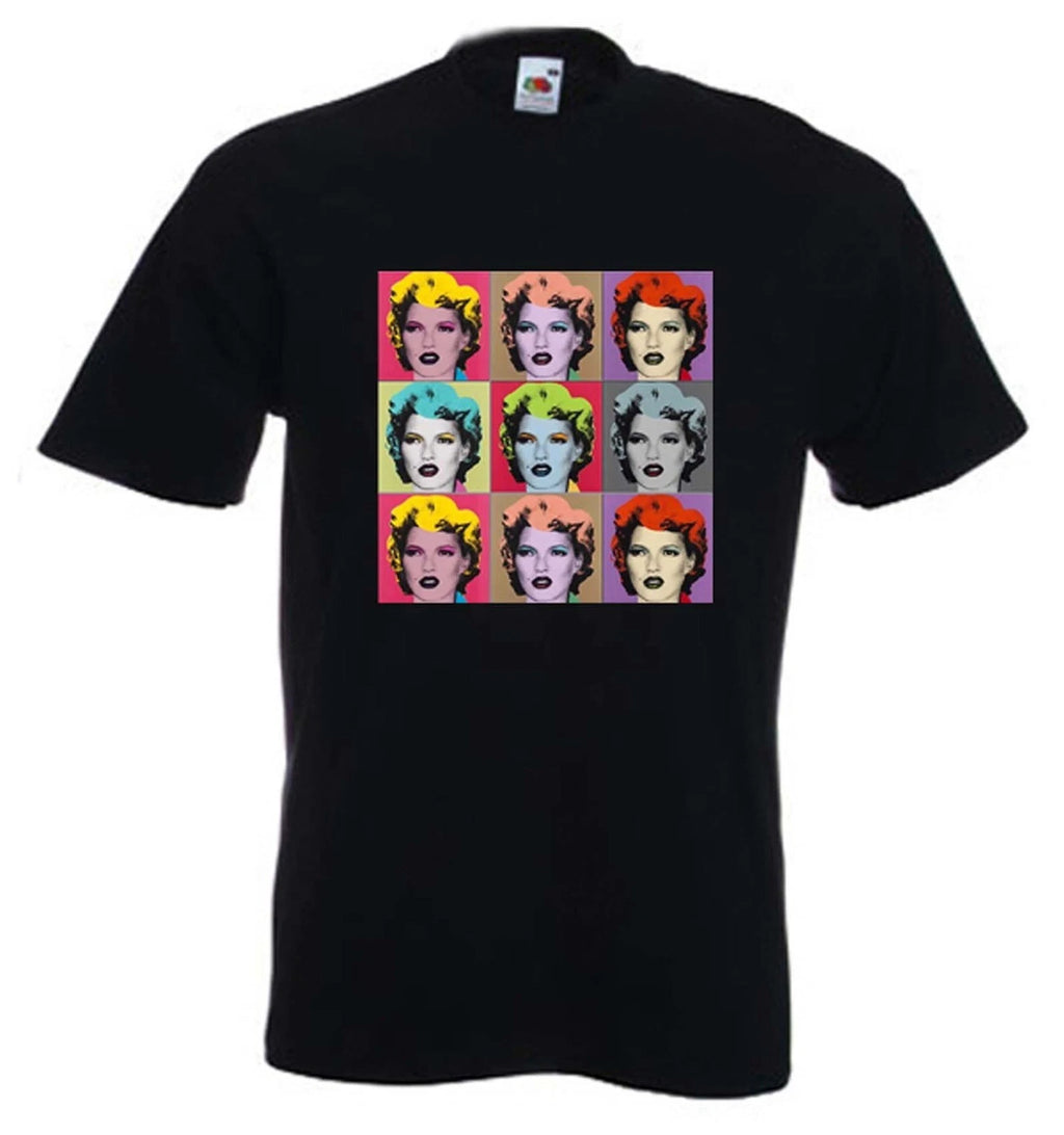 BANKSY Kate Moss T-Shirt - Andy Warhol Graffiti Pop Art - Choose From 10 Colours