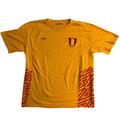Vintage Y2k Umbro Spain Futbol Soccer T Shirt Yellow Red Large