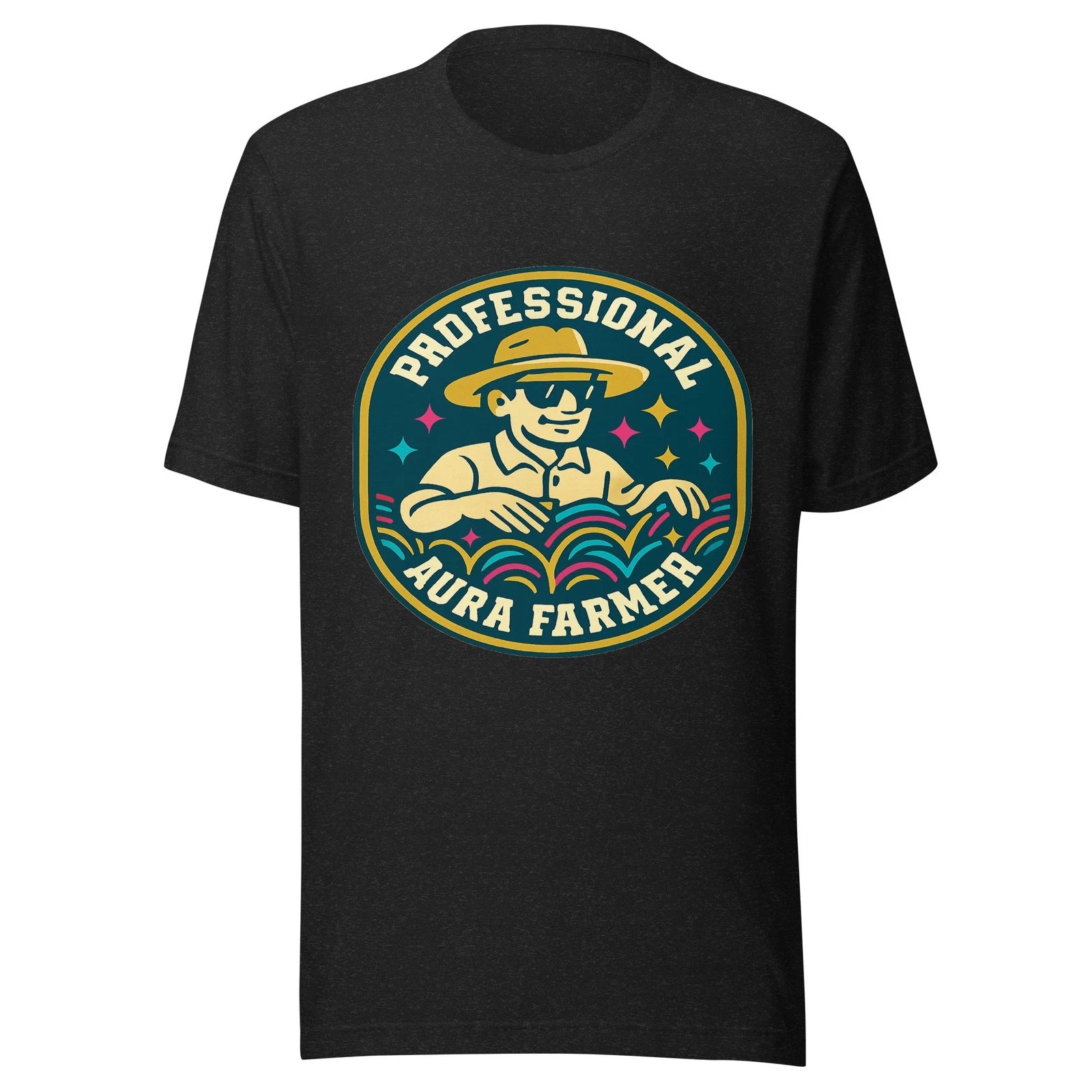 Professional Aura Farmer Funny Gen Z Meme Shirt Mens Unisex Graphic Tee TikTok