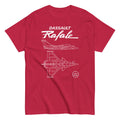 Dassault Rafale French Fighter Jet Clean Design T-Shirt