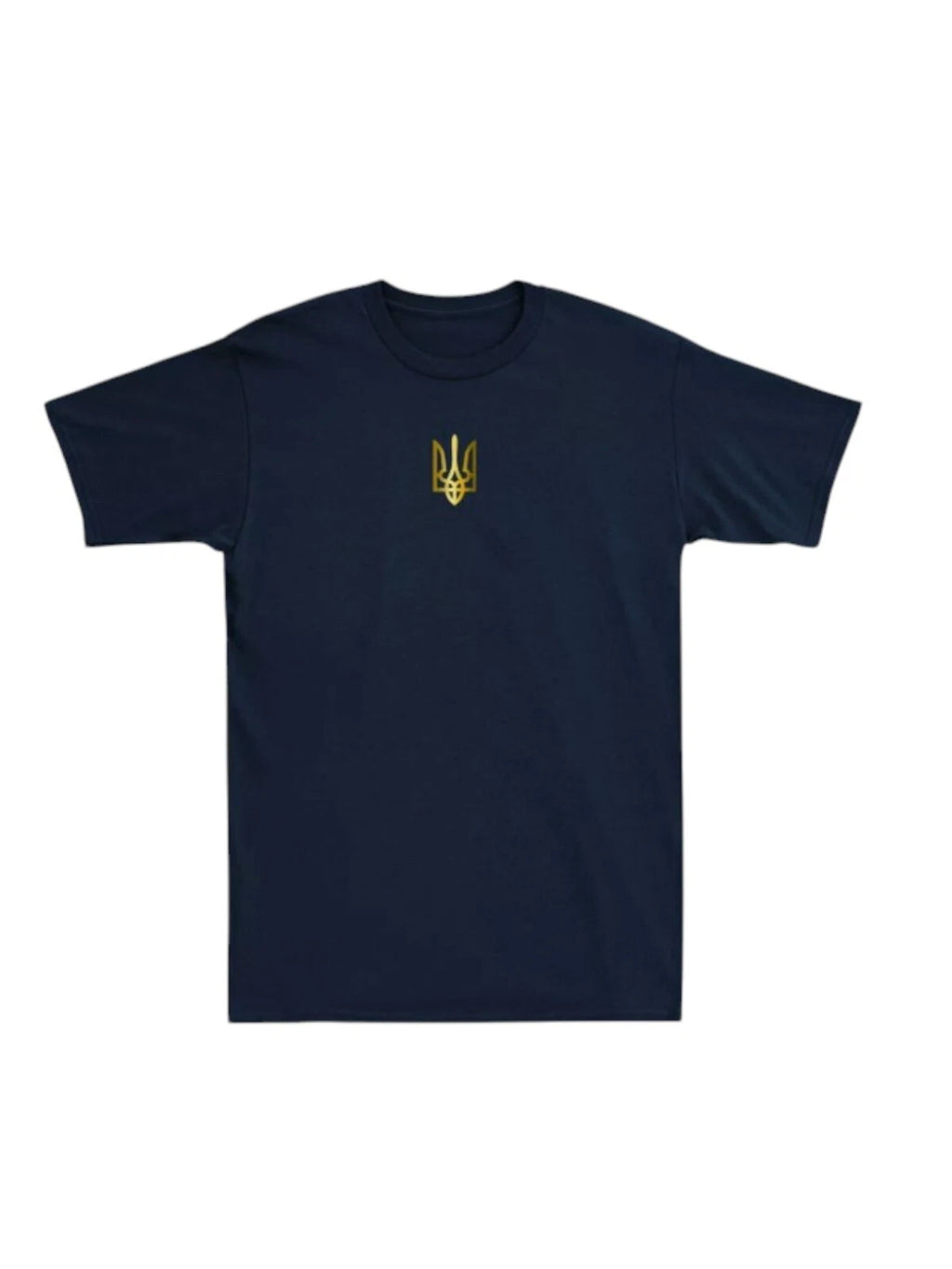 Ukrainian Ukraine Zelensky Mens T-shirt Ukraine Golden Trident Tee Support Stand