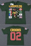 Crooks & Castles T-Shirt Men's Crooks 26 World Cup Soccer League Tee