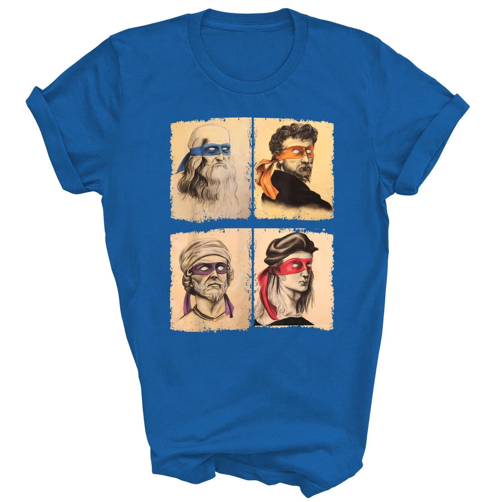 Funny Italian Artists Turtles Art Lovers Unisex Shirt Gift For Men Women