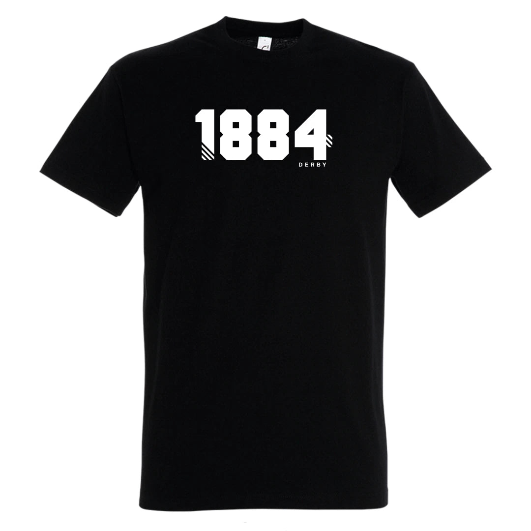 Derby County Football Shirt 1884 Est Year Retro Gift Casual T Shirt