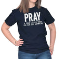 Cute Religious Jesus Christian Worship Pray Womens or Mens Crewneck T Shirt Tee