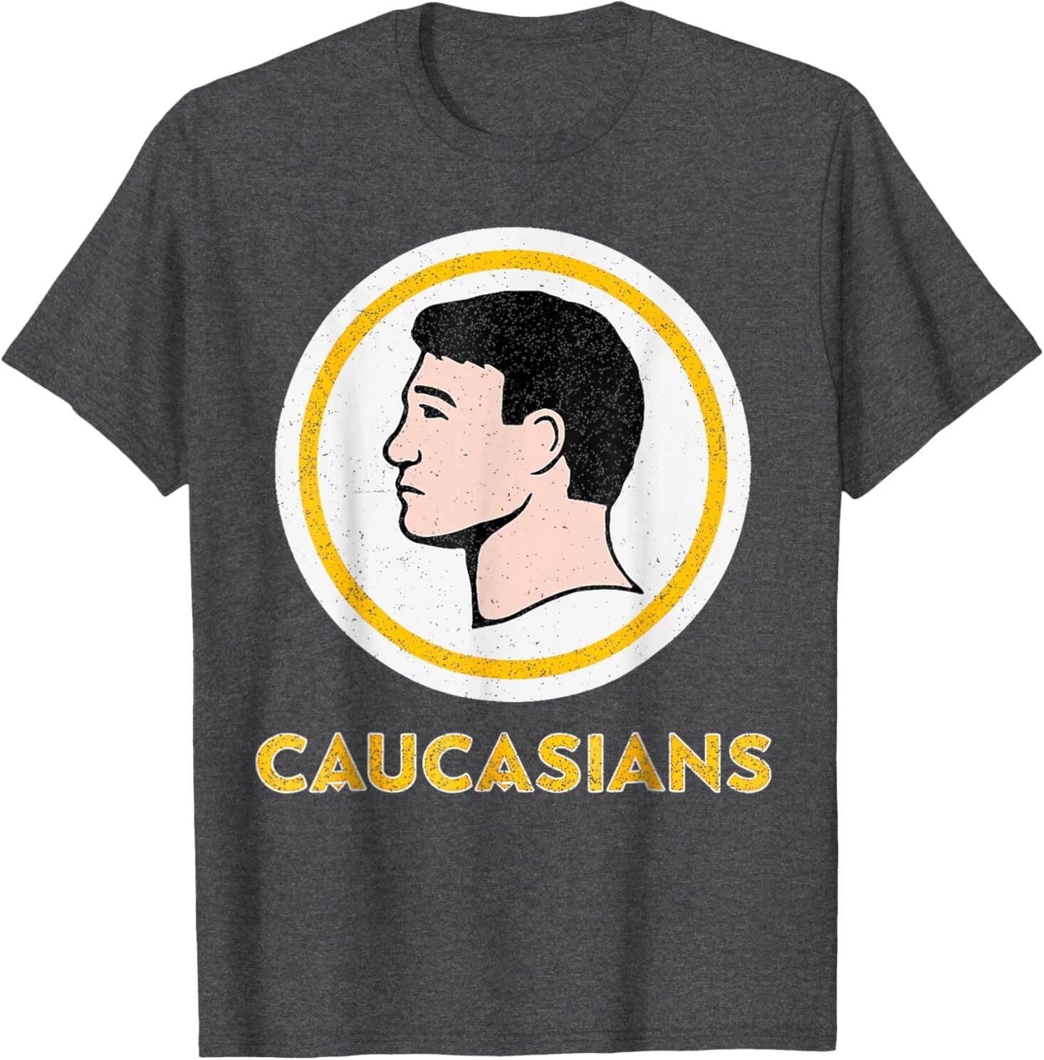 Caucasians Funny Vintage Caucasians Pride T-Shirt