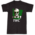 THC funny fast food weed black t-shirt novelty gift teen dad joke fried chik