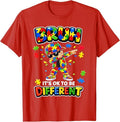 Bruh Its OK to Be Different Autism Awareness Kids Boys Youth T-Shirt