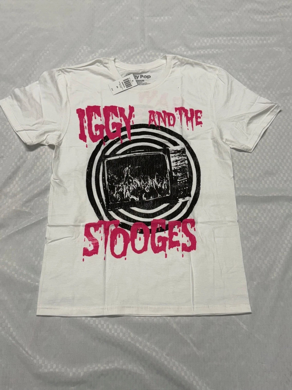 IGGY AND THE STOOGES RAW POWER 1973 TOUR T-SHIRT SIZE MEDIUM NEW