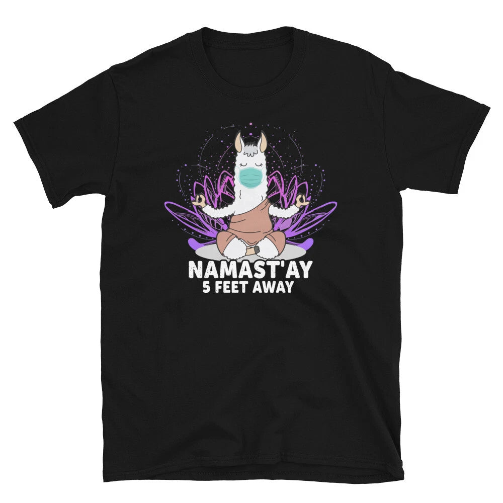 Llama 5 Feet Away Sassy Sarcastic Yoga Joke