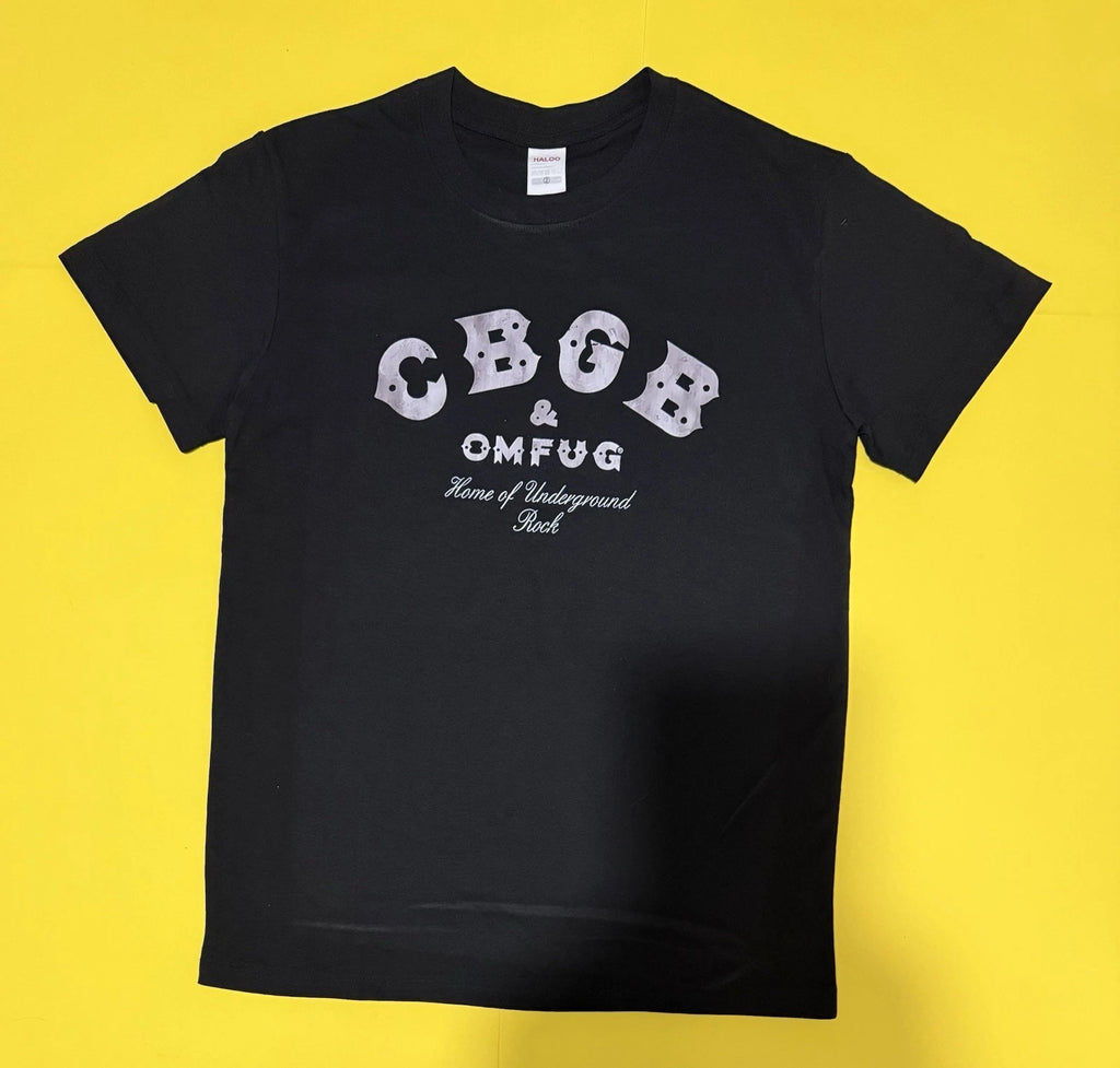 CBGB & OMFUG HOME OF UNDERGROUND ROCK CLUB T SHIRT SIZES M,L,XL,XXL -  BRAND NEW