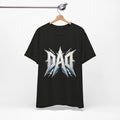DAD Lightning Metal Logo Tee | Father Graphic Shirt