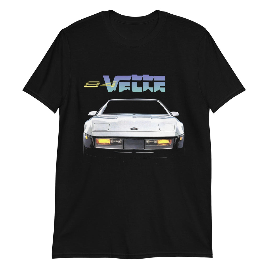 1984 vette C4 84 Vette Retro Aesthetic Nostalgia Short-Sleeve Unisex T-Shirt