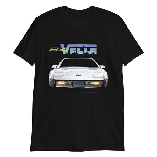 1984 vette C4 84 Vette Retro Aesthetic Nostalgia Short-Sleeve Unisex T-Shirt
