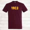 Bradford City Football Shirt 1903 Est Year Retro Gift Casual T Shirt
