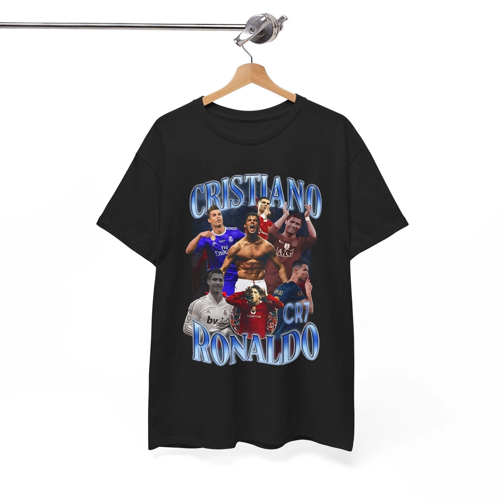 Cristiano Ronaldo Bootleg Vintage Graphic Tee - Retro Soccer Fan Shirt