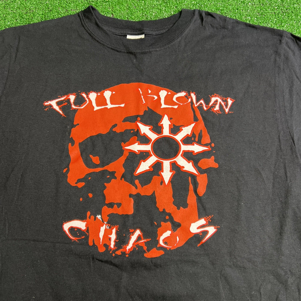 Rare Full Blown Chaos Hardcore Metal Punk Band T-Shirt Black Mens Size Large