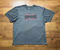 Vintage Y2K Adidas Flaming Tribal Gray Shirt Men’s Size 2XL Street Ware Grunge