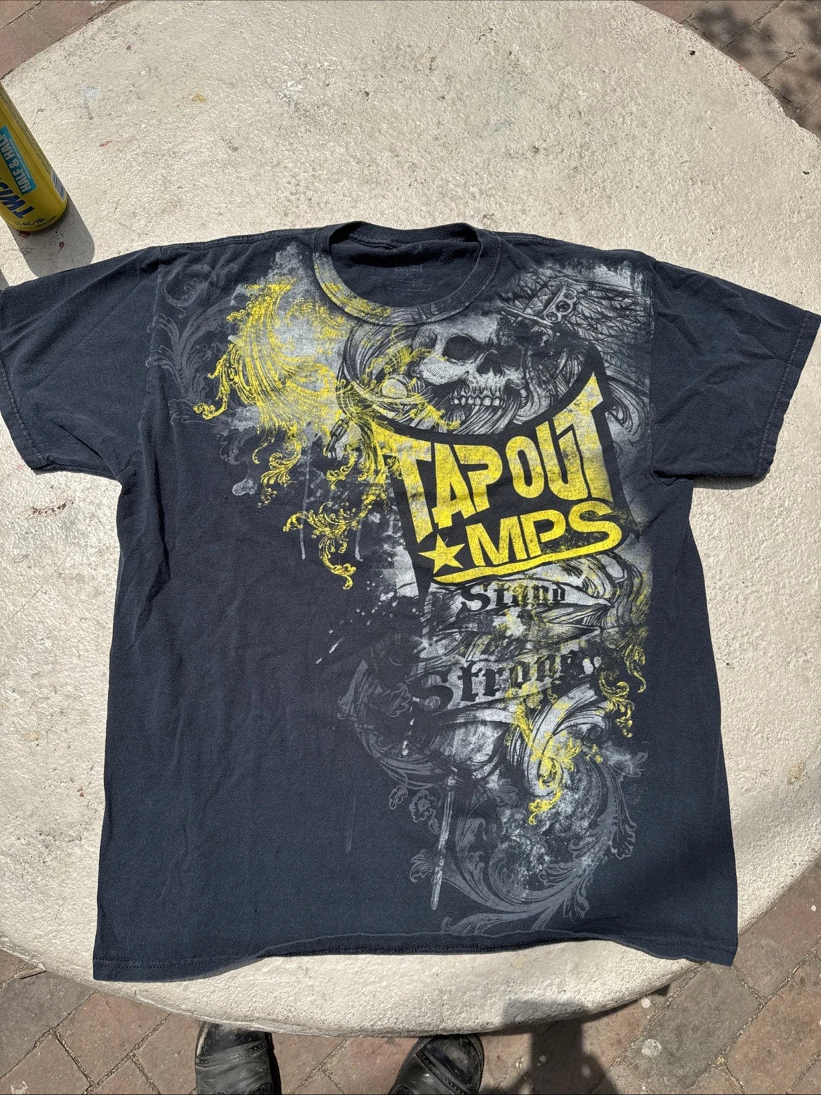 TAPOUT MPS Skull Y2K XL T Shirt