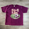 Vintage 90s Soccer Funny T Shirt Mens XXL Sport Made In USA Humor Graphic