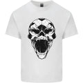 A Football Skull Soccer Footy Mens Light Cotton T-Shirt