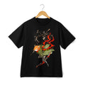 Unisex Anime Cartoon Warrior Trendy T-Shirt-Stylish Graphic Tee for Casual Wear