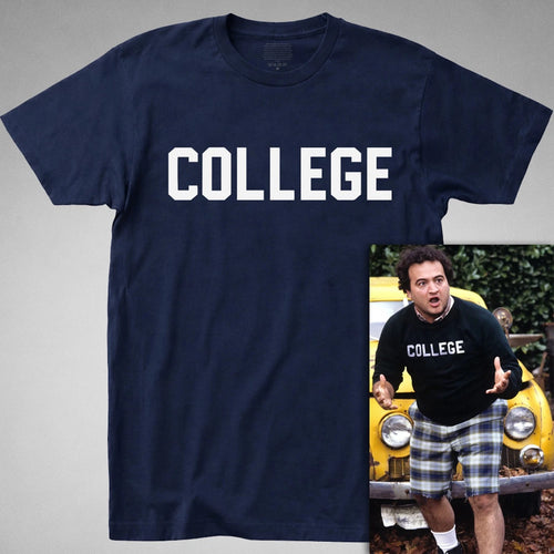 Animal House COLLEGE T-shirt snl 80s Frat bluto University Faber John Belushi