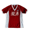 Levi’s Vintage 1984 USA West LA Olympics V-neck Ringer Collar Tee XL 22” X 27”