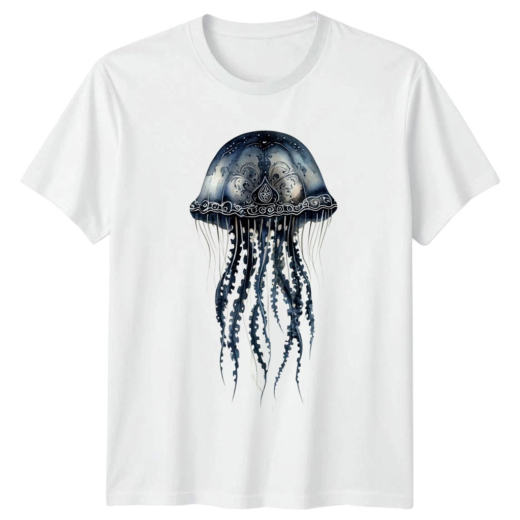 Gothic Jellyfish T-Shirt Dark Ocean Aesthetic Gift For Him And Her